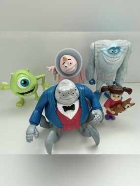2001 McDonalds Disney Pixar MONSTERS Inc. Happy Meal Figures